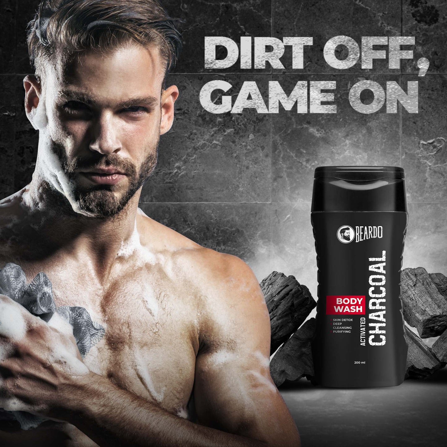Beardo Activated Charcoal Bodywash (200ml)
