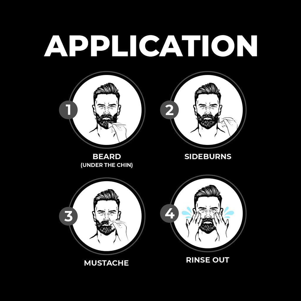 Beardo Beard Color for Men - Natural Black