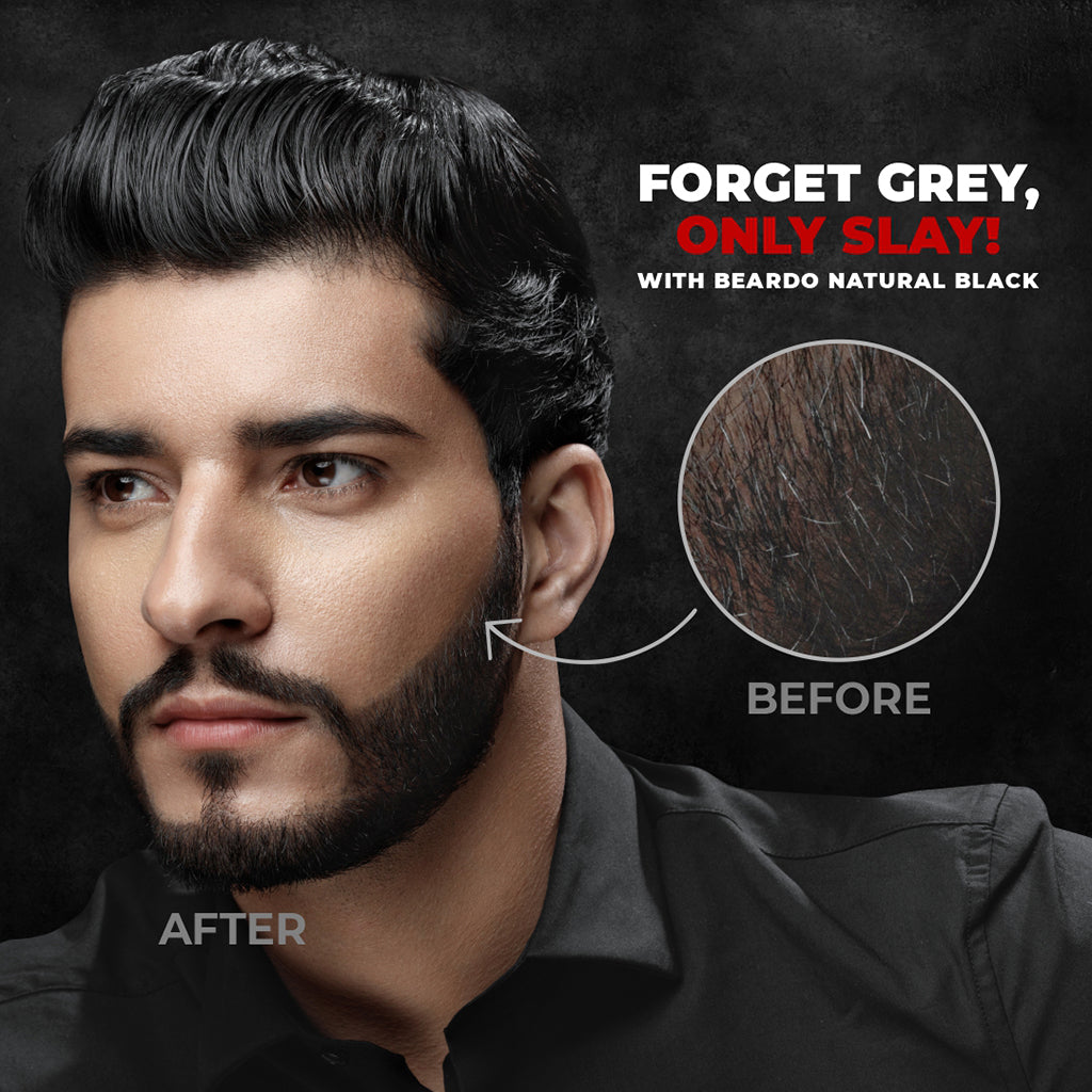 Beardo Beard Color for Men - Natural Black
