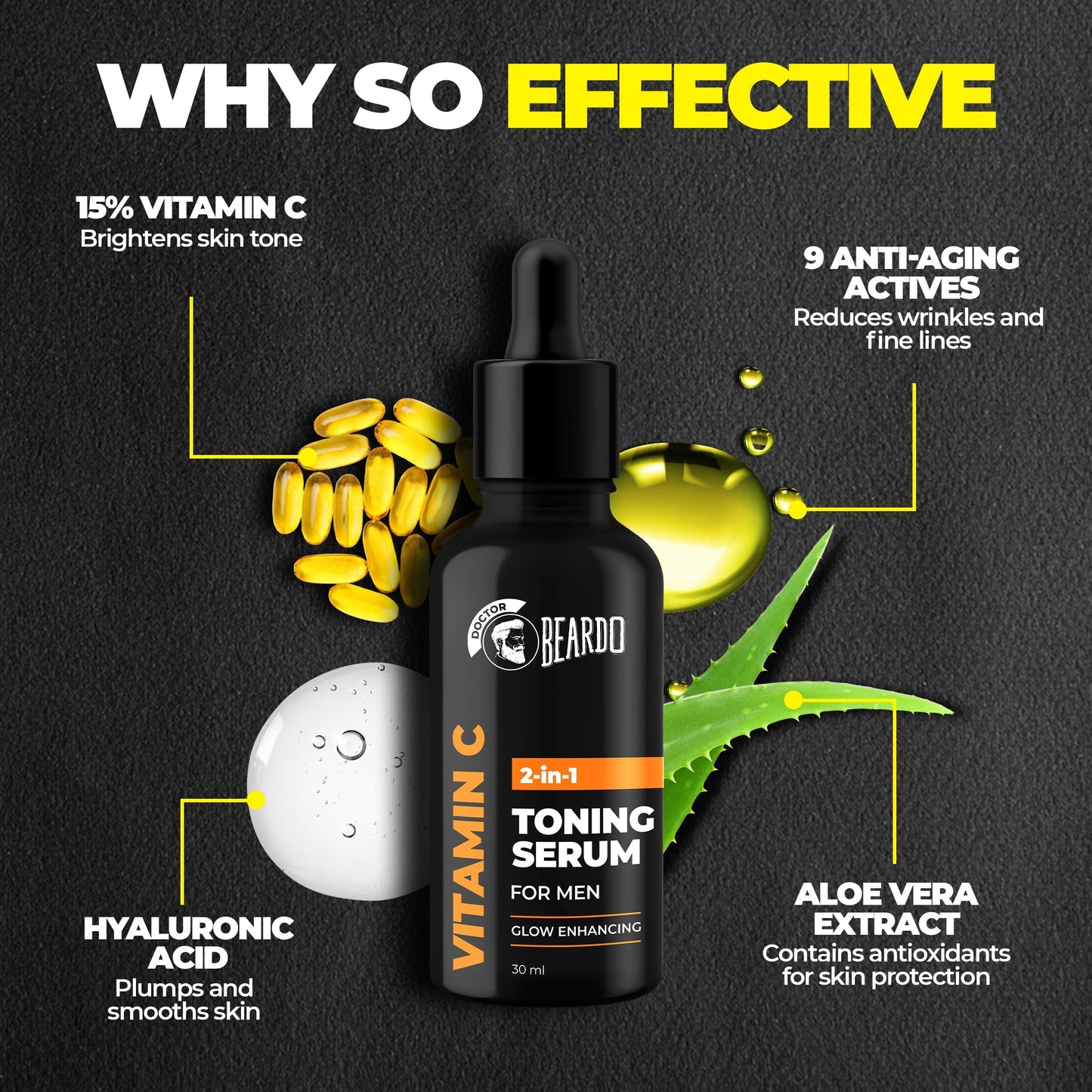 Beardo Vitamin C 2 in 1 Toning Serum