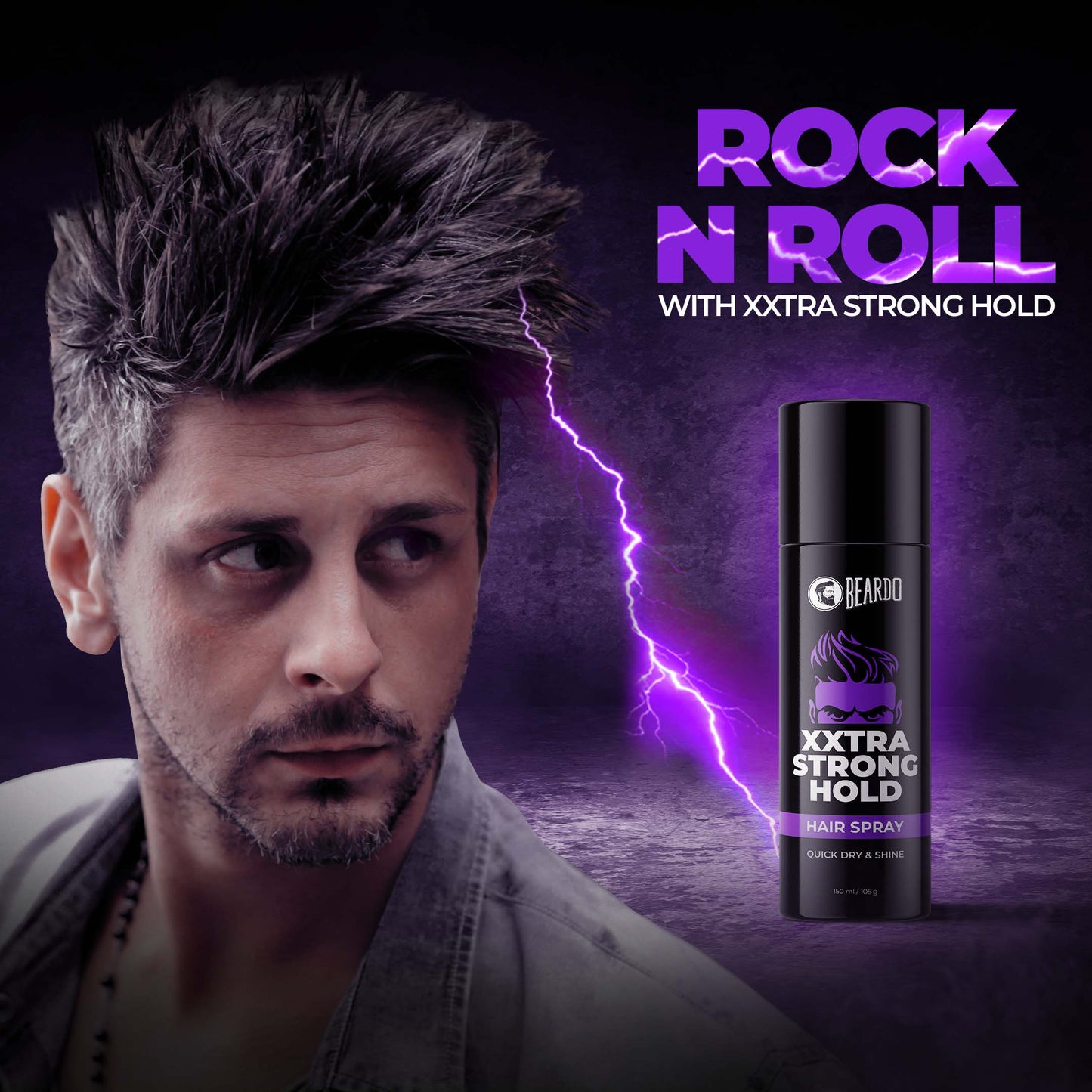 Beardo Xxtra Strong Hold Hair Spray (150ml)