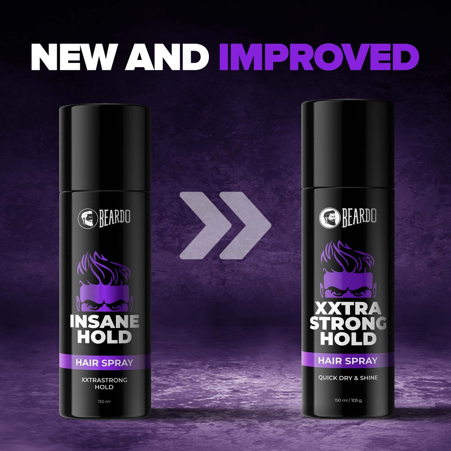 Beardo Xxtra Strong Hold Hair Spray (150ml)