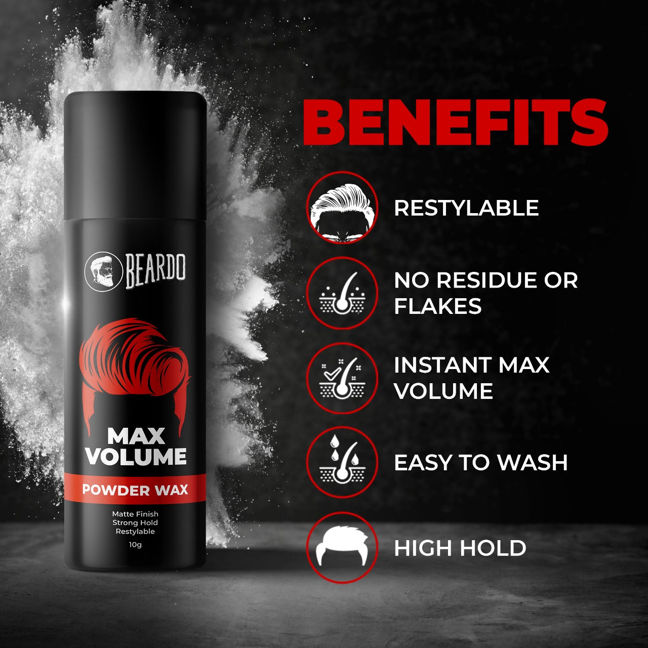 Beardo Max Volume Powder Wax